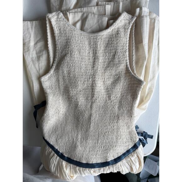 Free People Nightingale Women's SIze xs-s Tea/Navy MIDI Dress NWT - Picture 4 of 4